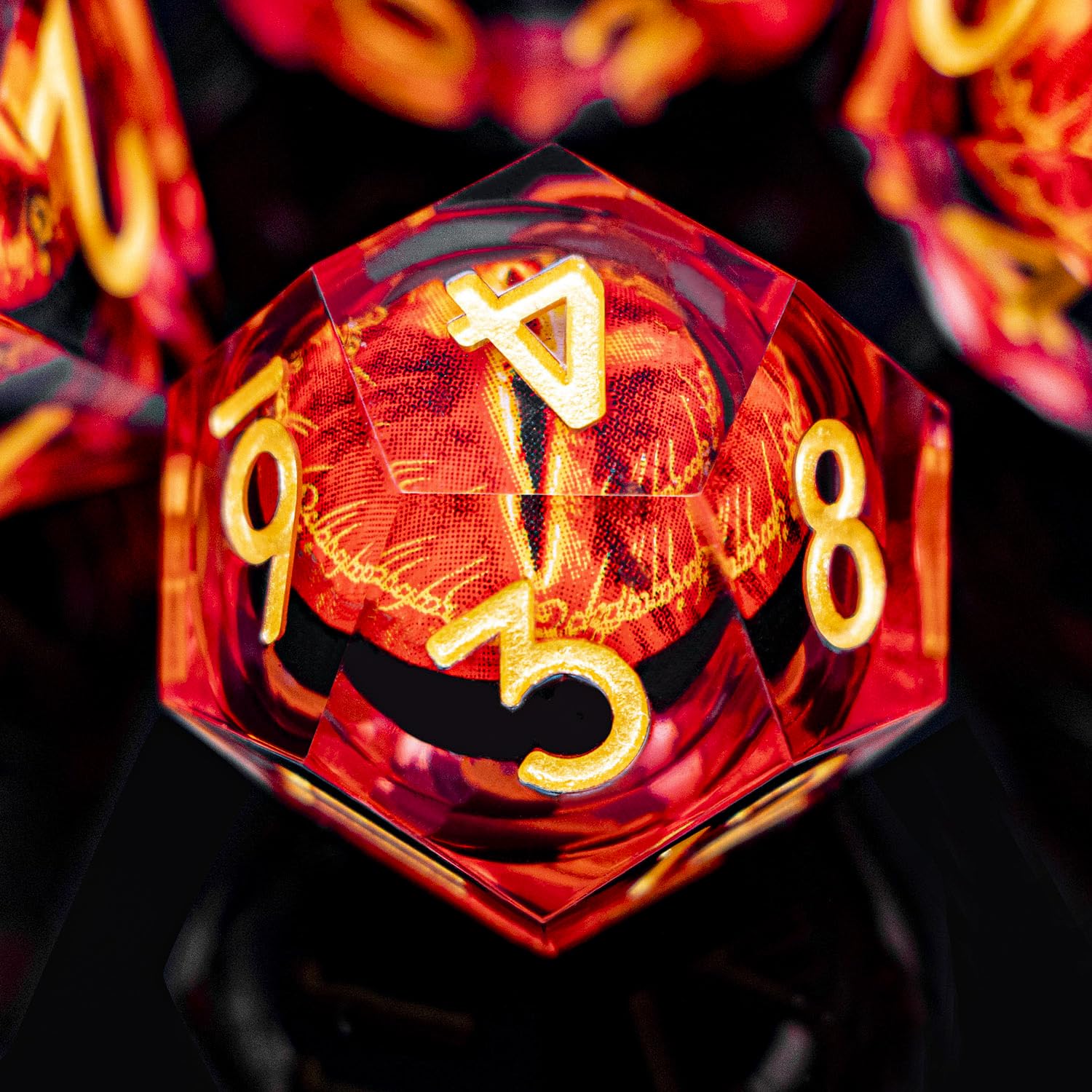OGCOPHEN D4 DND dice deliver compact, tactile weight in hand.