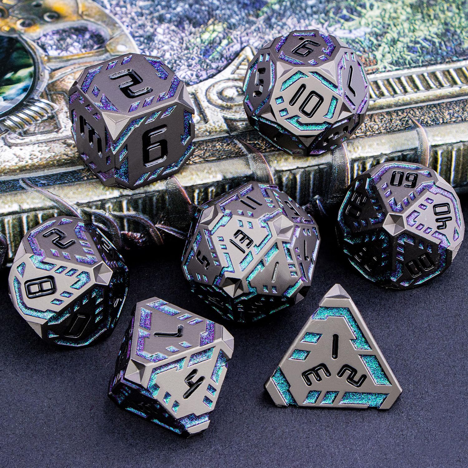 OGCOPHEN D20 metal die embodies high-tech allure and reliability.
