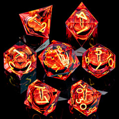 OGCOPHEN Liquid Core DND dice provide smooth, consistent rolls.