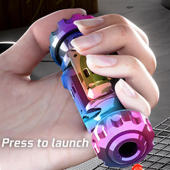 Ography black EDC toy blends compact design and durable construction.