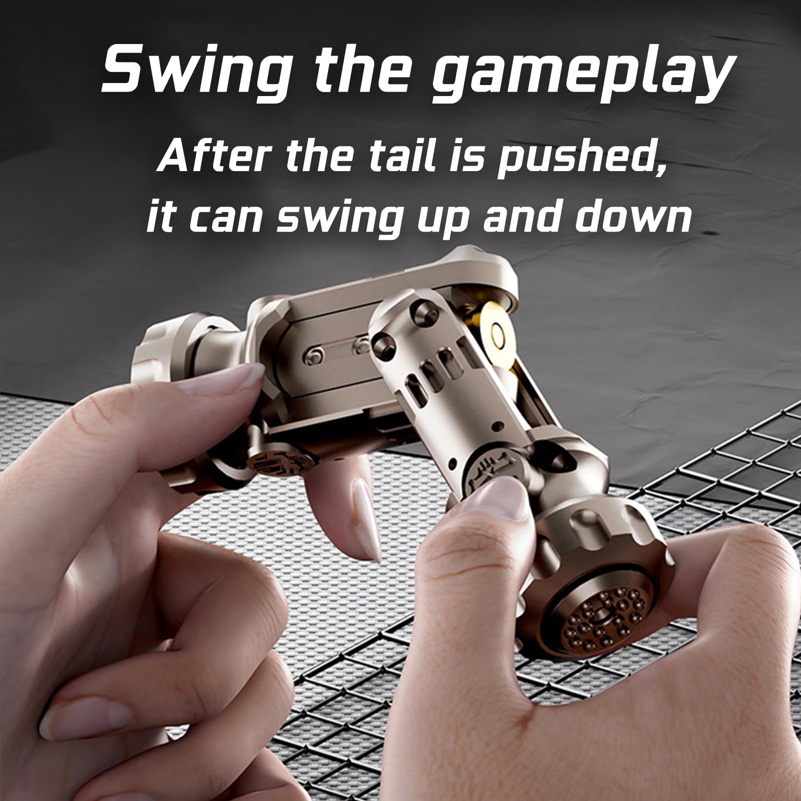 Ography craftsmanship shines in this compact fidget gun for collections.