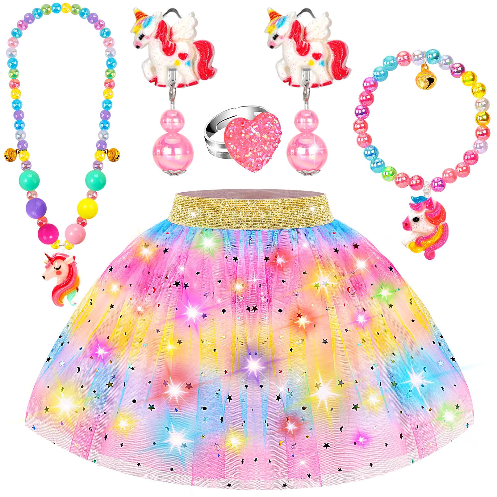 OHARLOBE princess dress-up set featuring bright colors for imaginative play