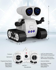 Oharsea RC robot charges via USB for quick, long-lasting sessions