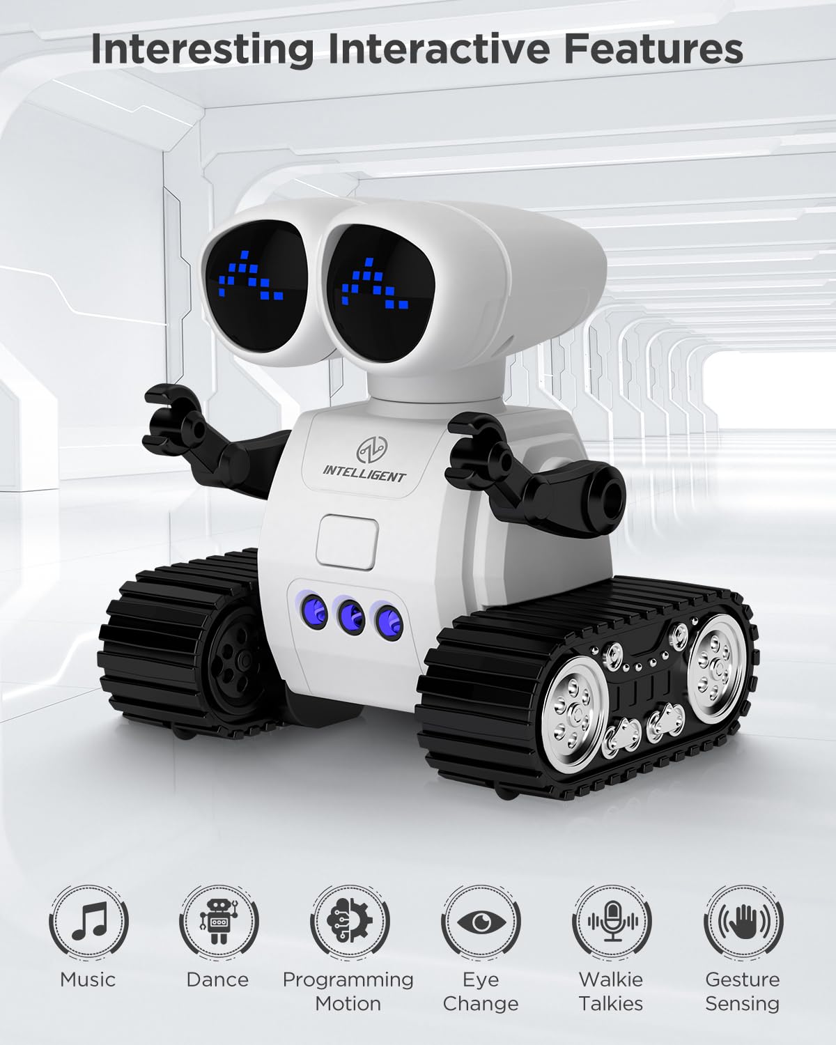 Oharsea RC robot with built-in walkie talkies for interactive play