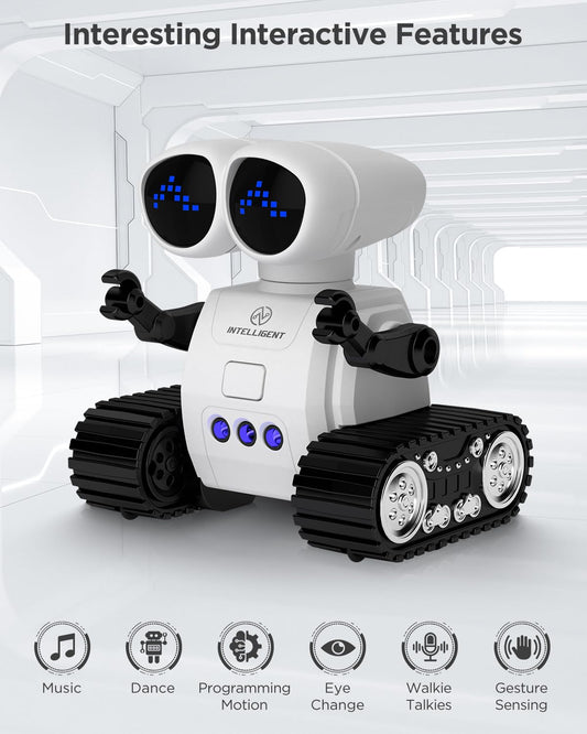 Oharsea RC robot with built-in walkie talkies for interactive play