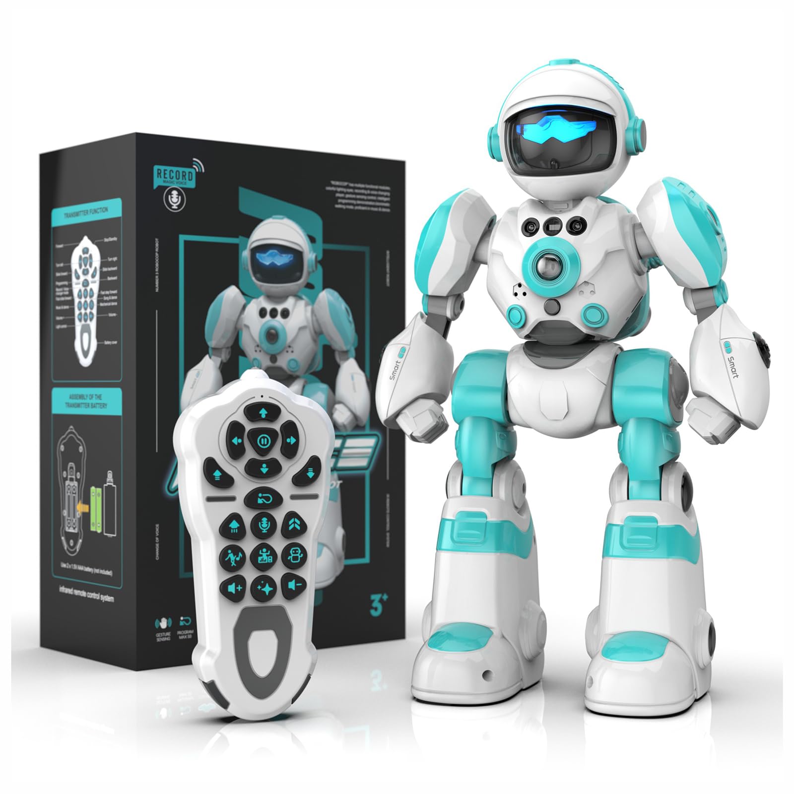 Oharsea robot front view shows compact design for playful learning