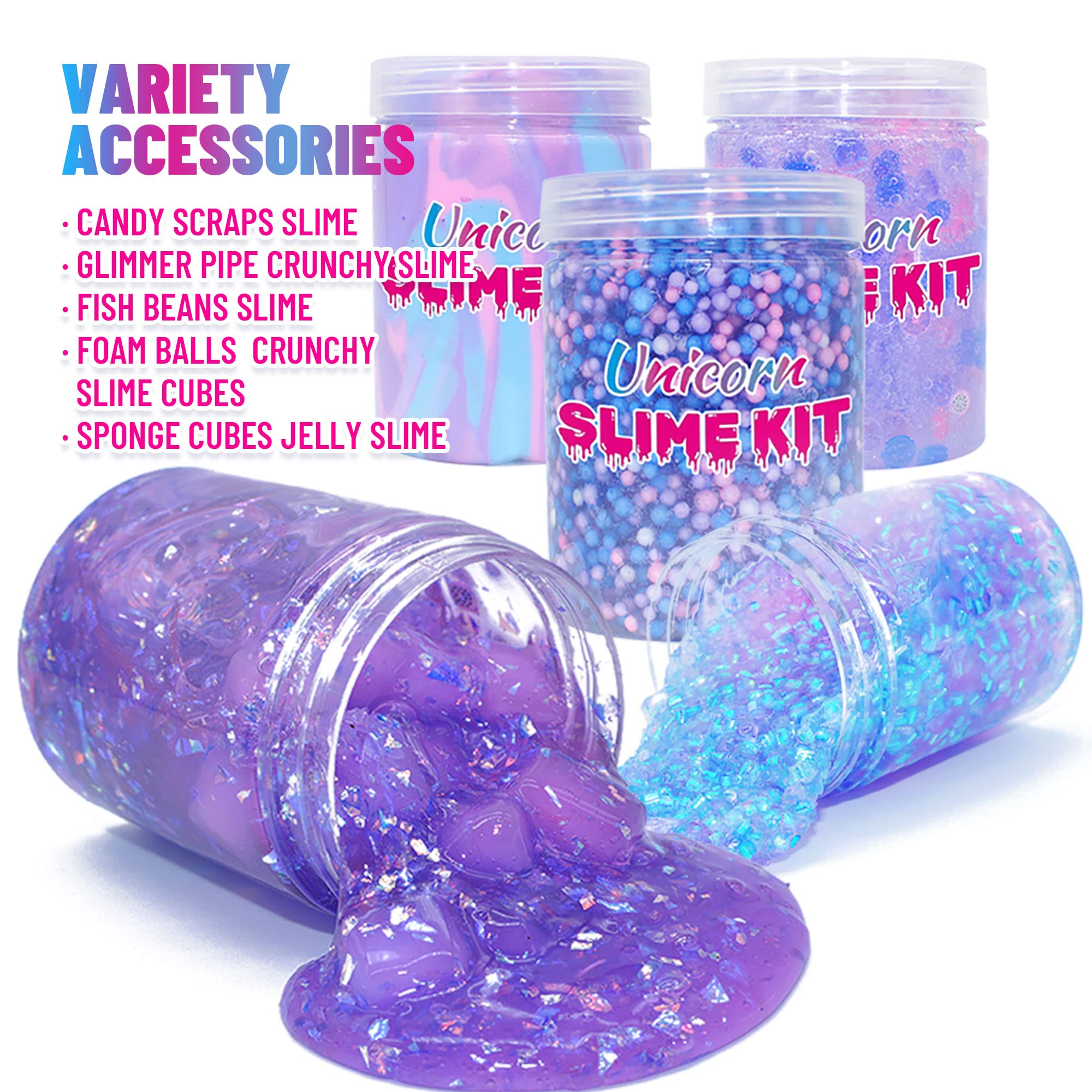 OHIECIHY Unicorn Slime Kit butter slime texture for hands on fun