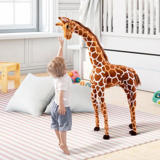 OHKIDS giraffe with bird companion enhances storytelling and companionship
