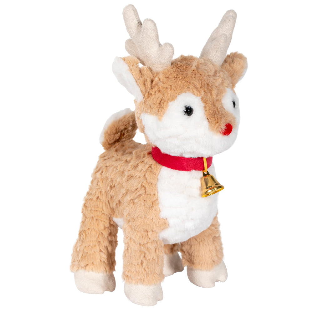 OHKIDS red nose reindeer plush 12.6-inch for cozy snuggles with kids