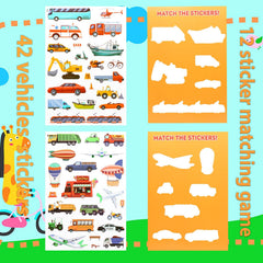 OIBUTUR eight-scene collection, kids create diverse pictures with jelly stickers.