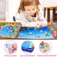 OIBUTUR under-the-sea scene 3 shows durable silicone and washability.