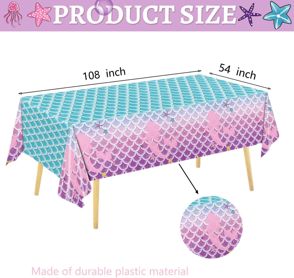 Oigco mermaid plates 7in ideal for snacking and stacking during party
