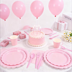 Oigco pink napkins for quick cleanup and coordinated decor