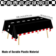 Oigco spill-proof table cover for car parties easy wipe-clean