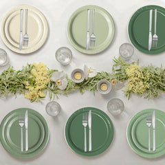 Oigco wedding sage green decor offers elegant cohesion for reception tables