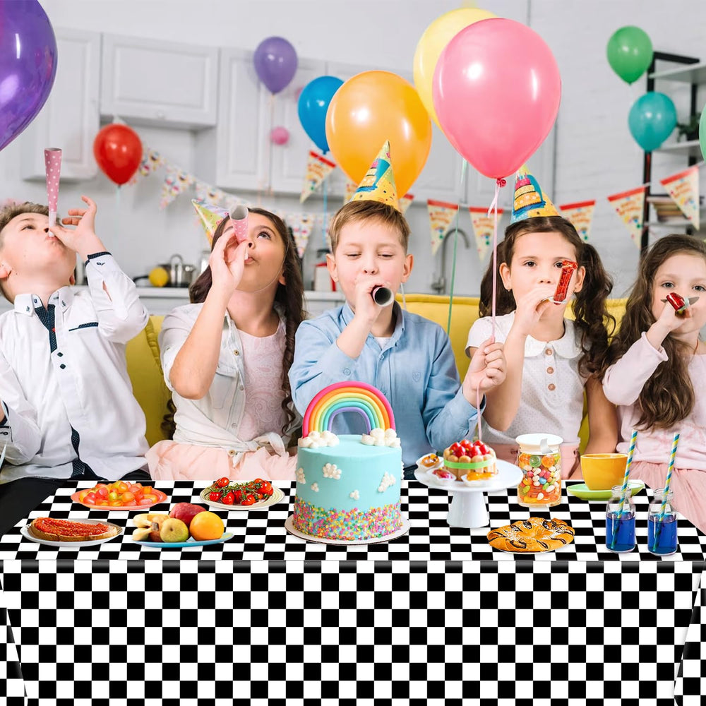 Oigco wide-coverage car party decor fits most tables for celebrations