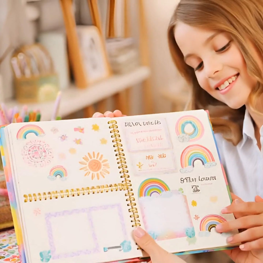 OIHEW glitter pen set adds shiny accents to journaling projects