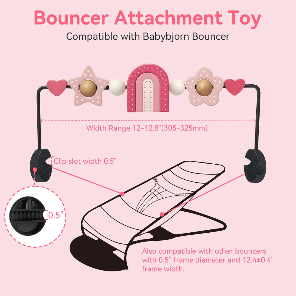Oiibid toy bar is easy to wipe clean with a damp cloth.