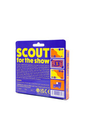 Oink Games SCOUT card closeup highlighting artwork and easy readability benefit
