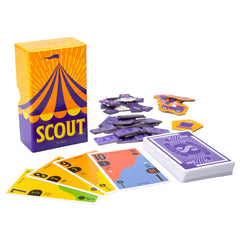 Oink Games Scout front packaging showing compact box and title, ideal for travel
