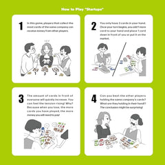 Oink Games Startups compact box fits family game nights and travel.