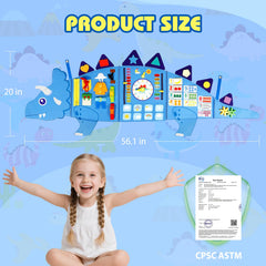 Oirtmiu Busy Board felt textures invite tactile exploration and sensory play.