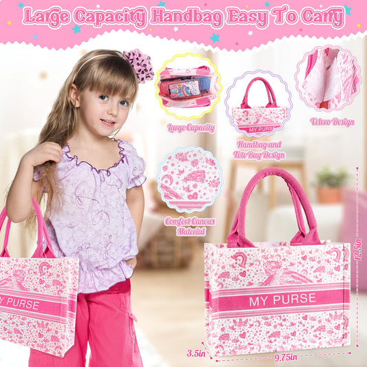 Oisacirg toddler purse with passport and cards supports role play and life skill practice