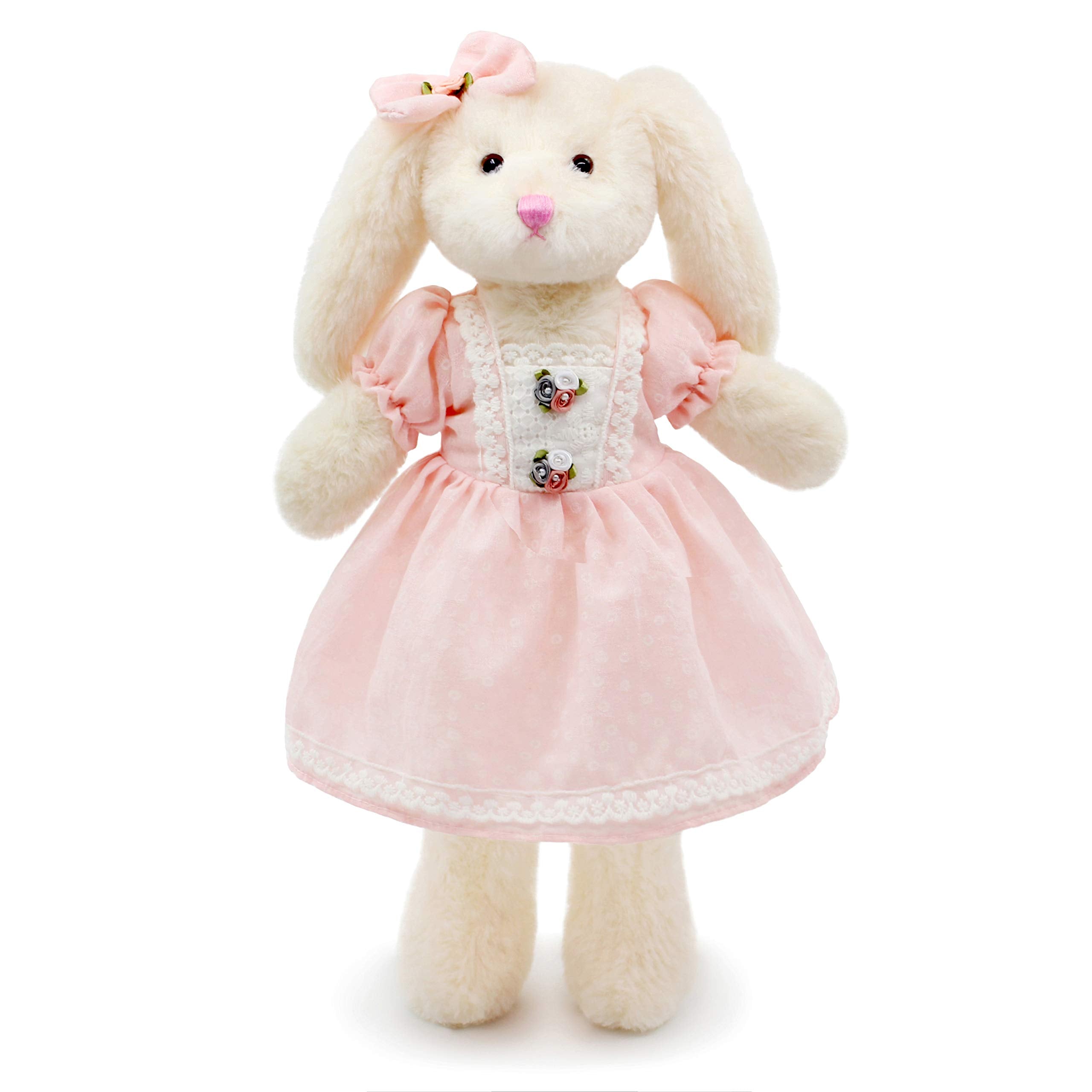 oits cute bunny plush with long ears for comforting hugs
