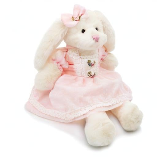 oits cute bunny surface-washable plush for easy cleanup