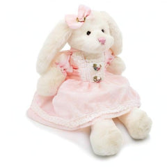 oits cute bunny surface-washable plush for easy cleanup