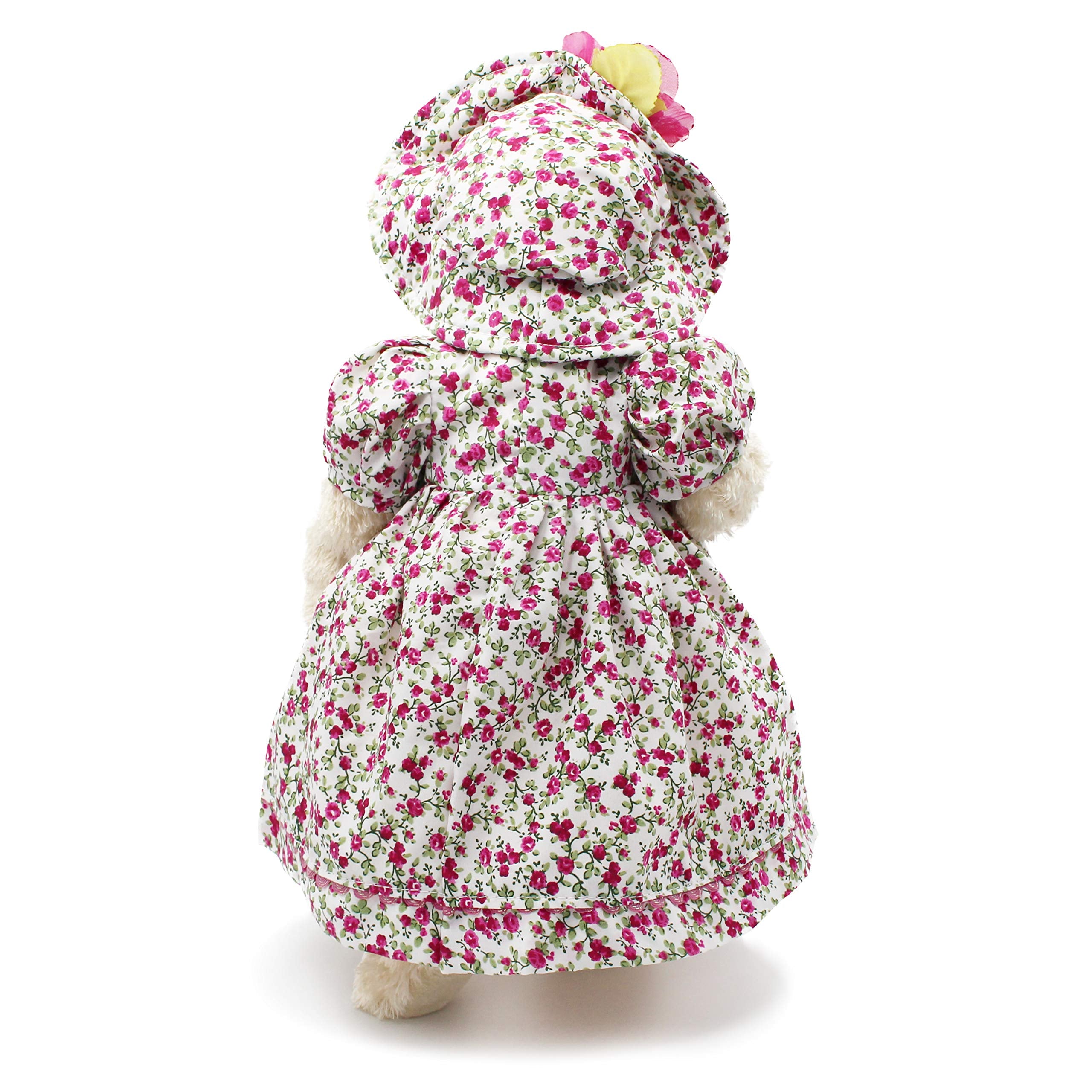 Oitscute teddy bear featuring a hand stitched nose and charm