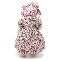 Oitscute teddy bear featuring a hand stitched nose and charm
