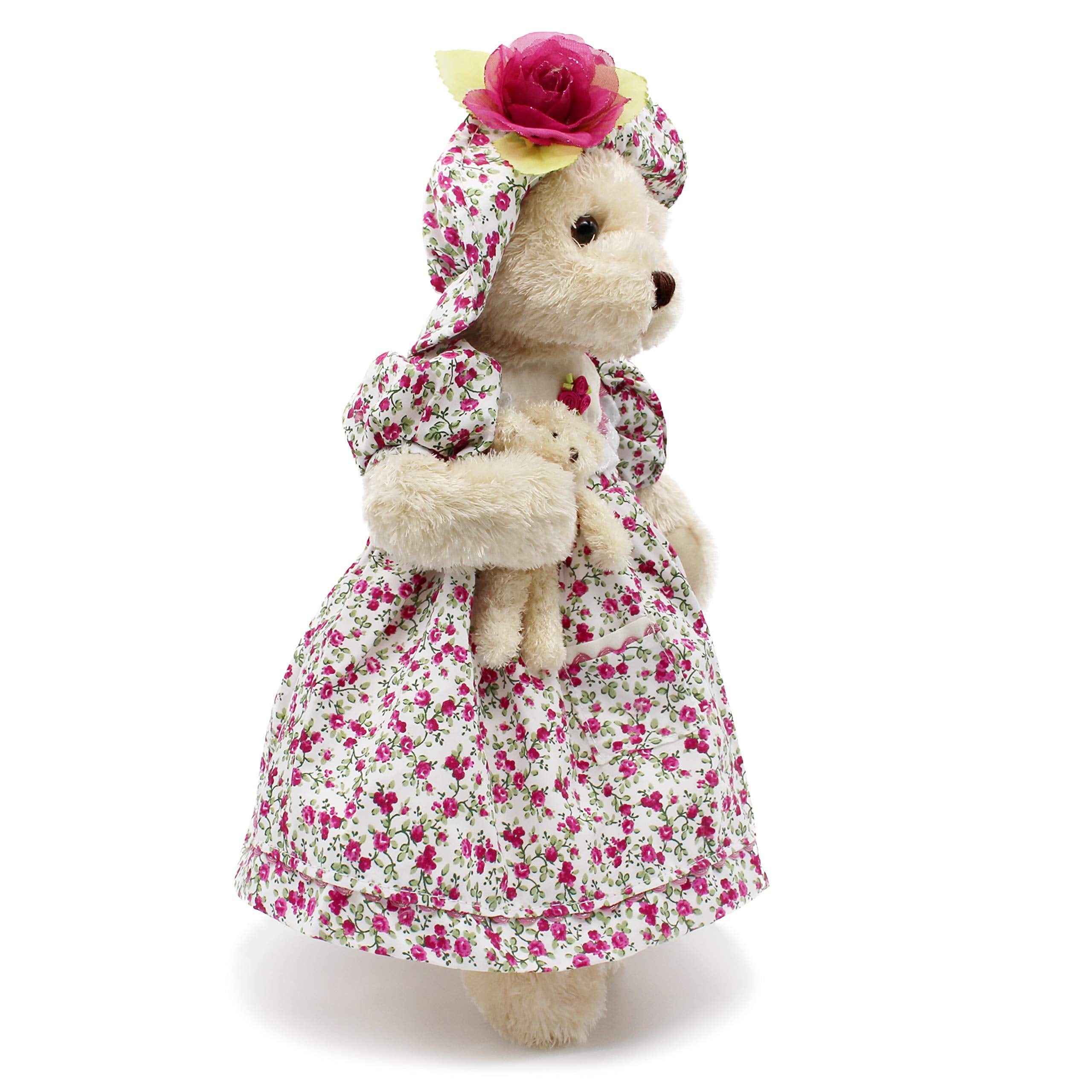 Oitscute teddy bear with ultra soft plush fur for comforting hugs