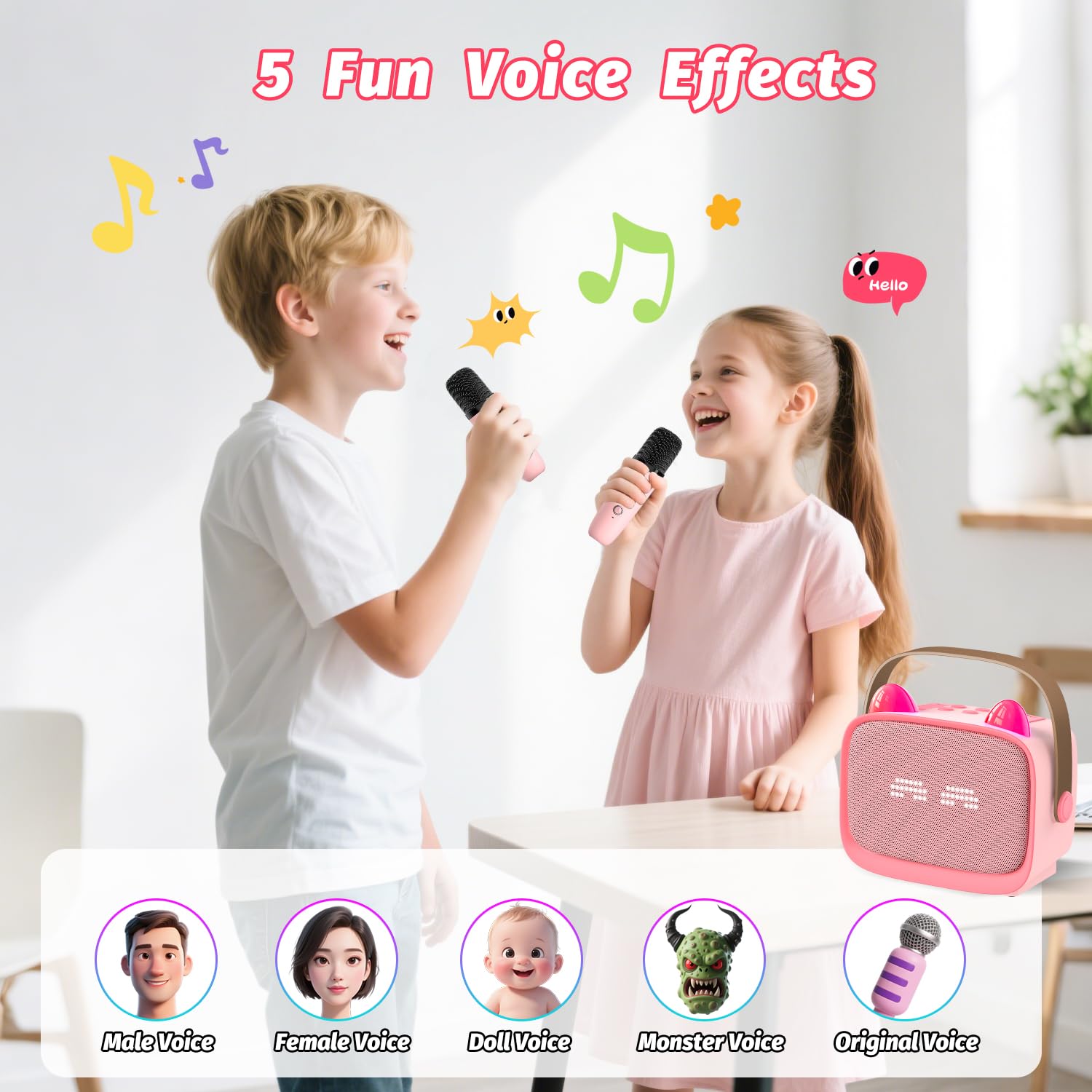 Okaloka Bluetooth 5.3 connection for wireless playback