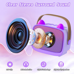 Okaloka DSP-enhanced sound boosts vocal clarity during playtime.