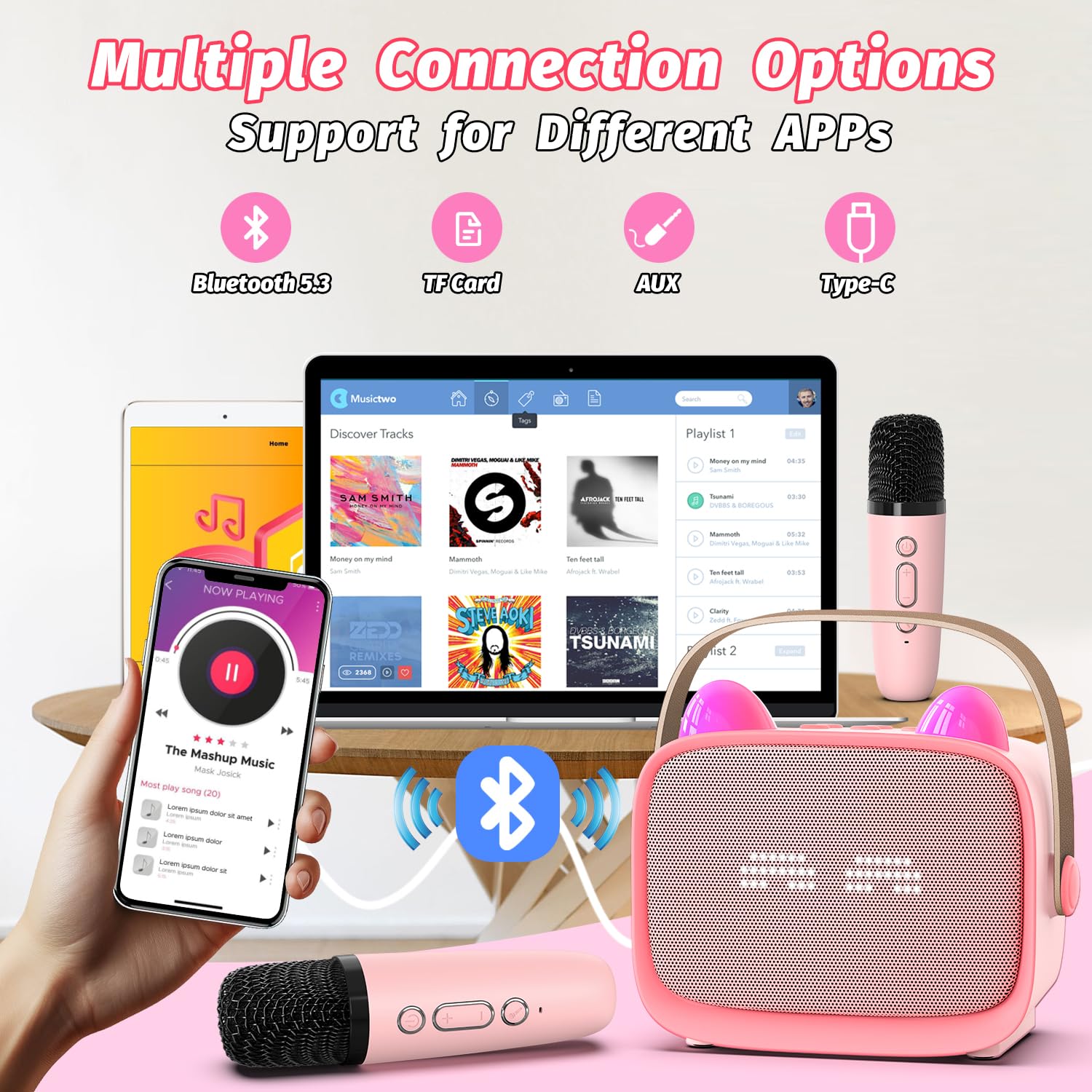 Okaloka TF card playback lets offline sing-alongs anywhere