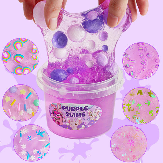 Okaybee Clear Slime Bucket with large capacity for sharing.