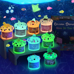 Okaybee glow add-ins glitter and foam beads for sparkle and texture