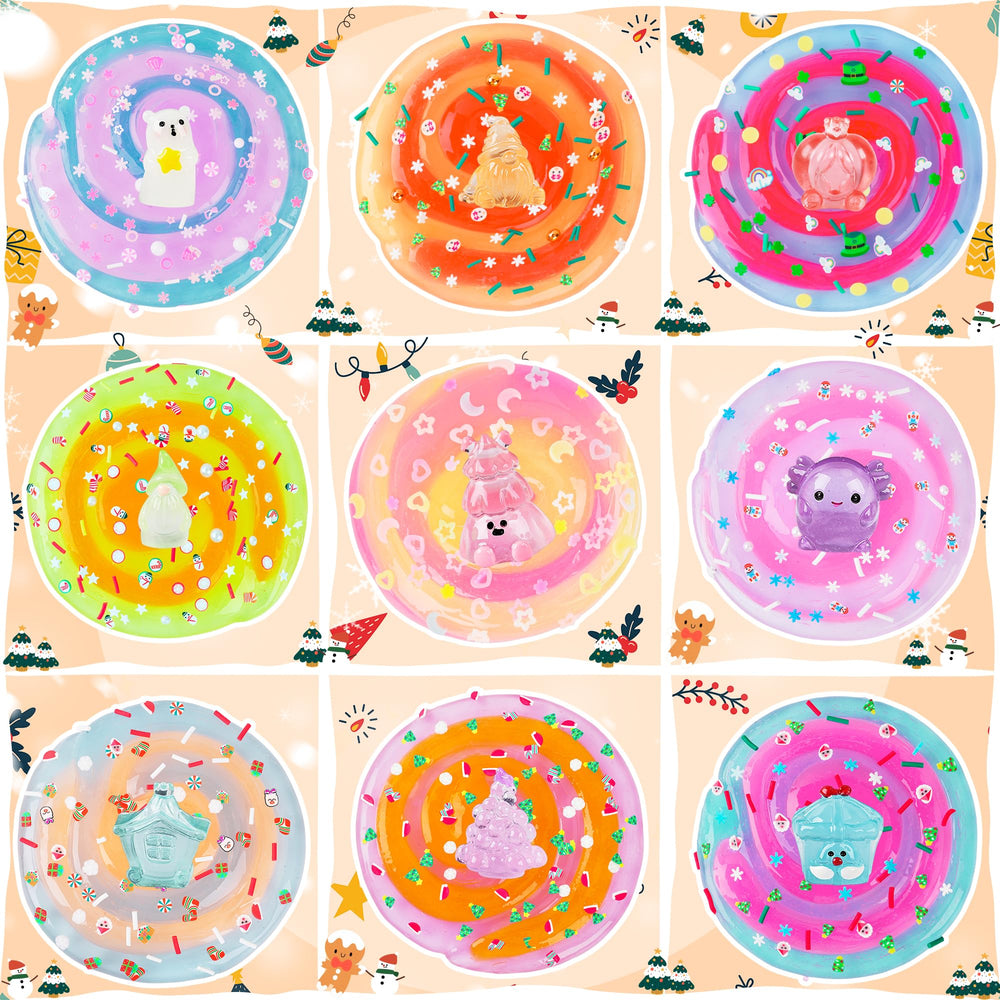 Okaybee slime add-ins provide texture variety for mix-and-match crafts.