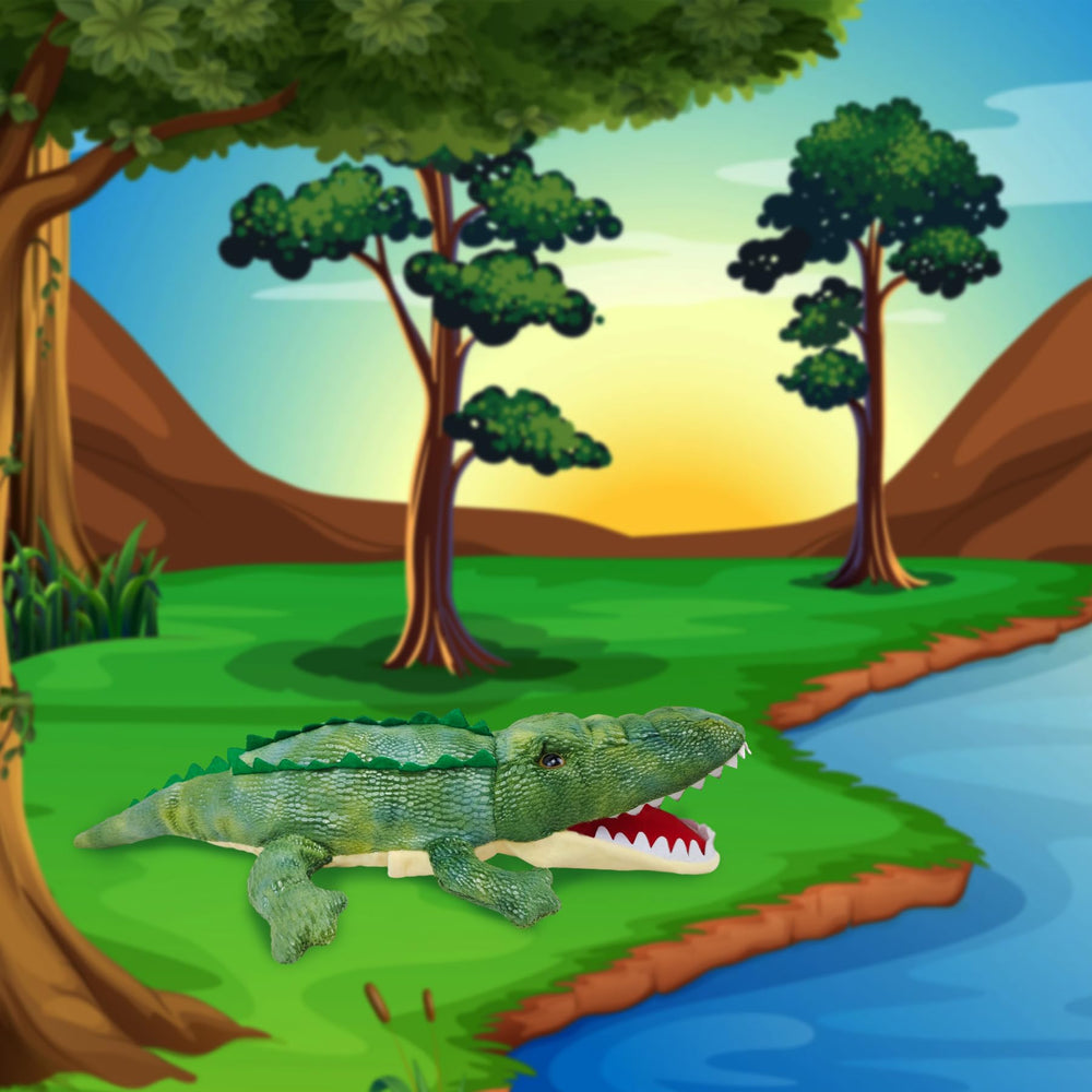 Okegztoa turtle puppet in bright colors to spark kid stories