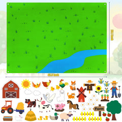 OKGIUGN felt accessories offer tactile elements for interactive storytelling and scene building.