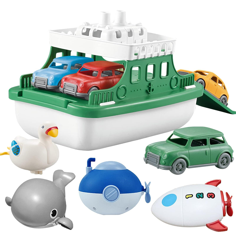 OKGIUGN ferry boat image inviting bathtub adventures for kids