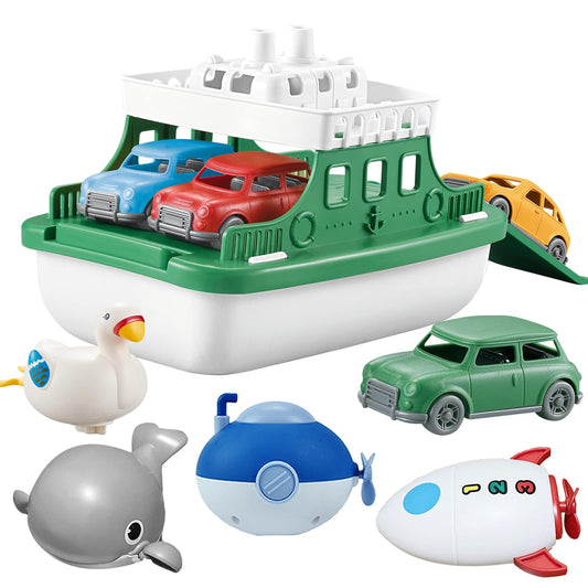 OKGIUGN ferry boat image inviting bathtub adventures for kids