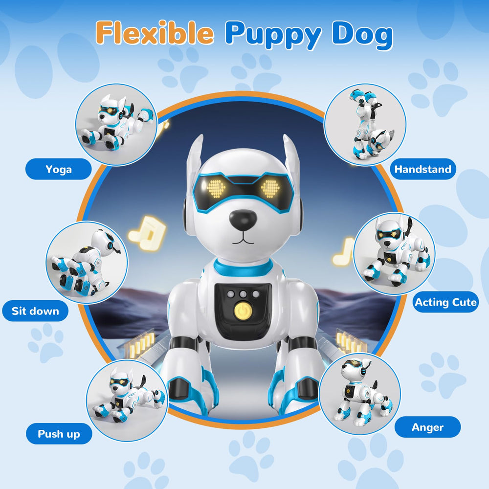 okk Robot Dog programmable actions inspire creativity through sequences.