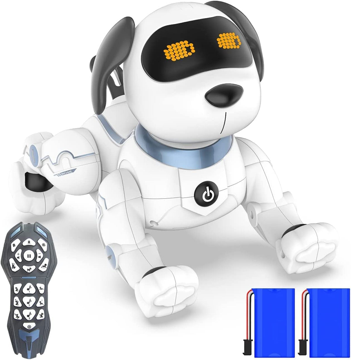 OKK Robot Dog voice control enables interactive play.