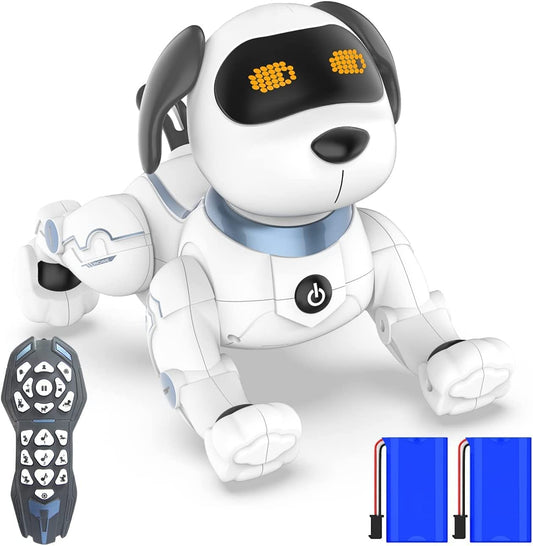 OKK Robot Dog voice control enables interactive play.