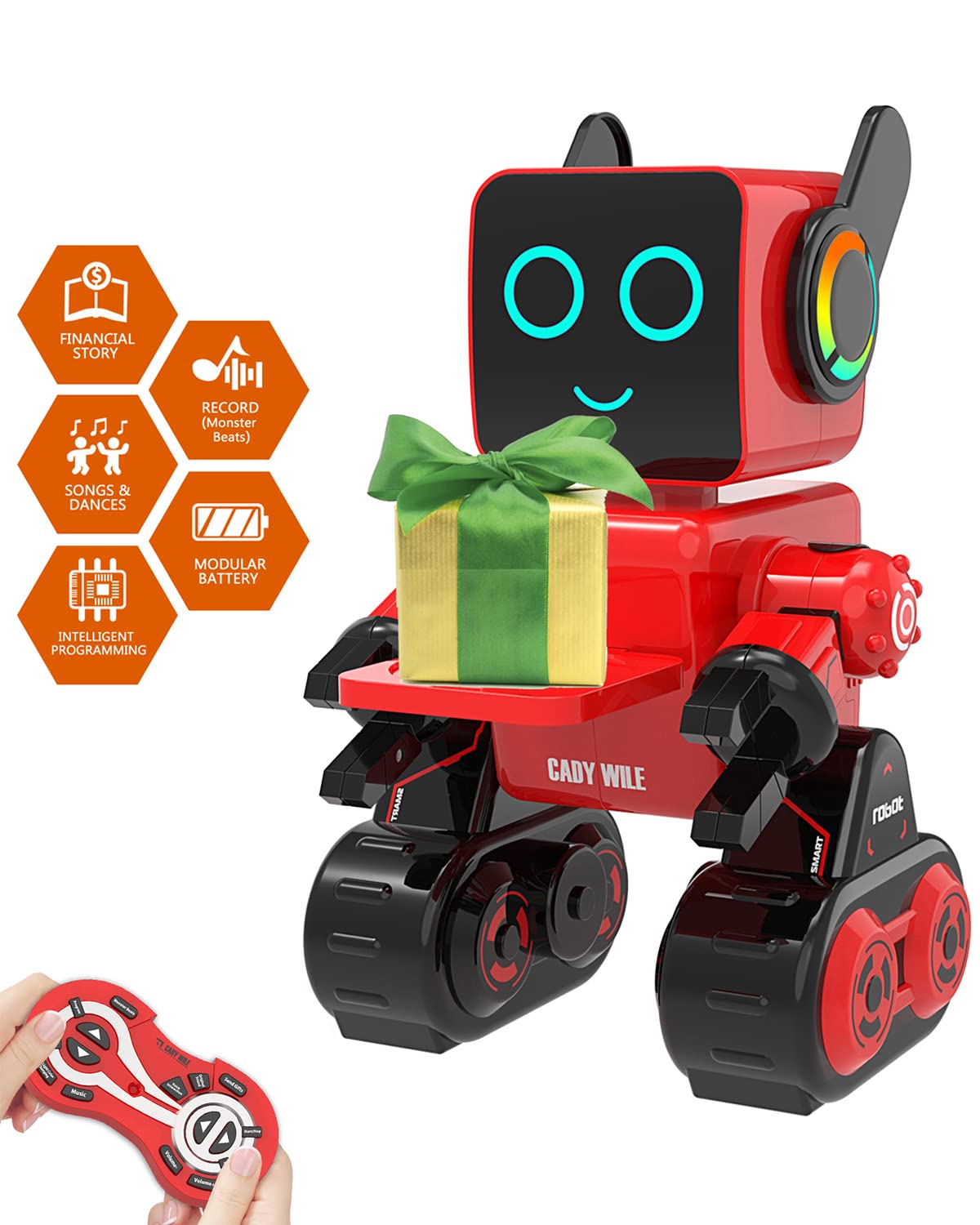 okk robot toy in dance mode, inviting active play and coordination practice.