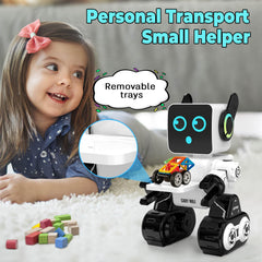 okk robot toy rechargeable battery powers lasting play sessions