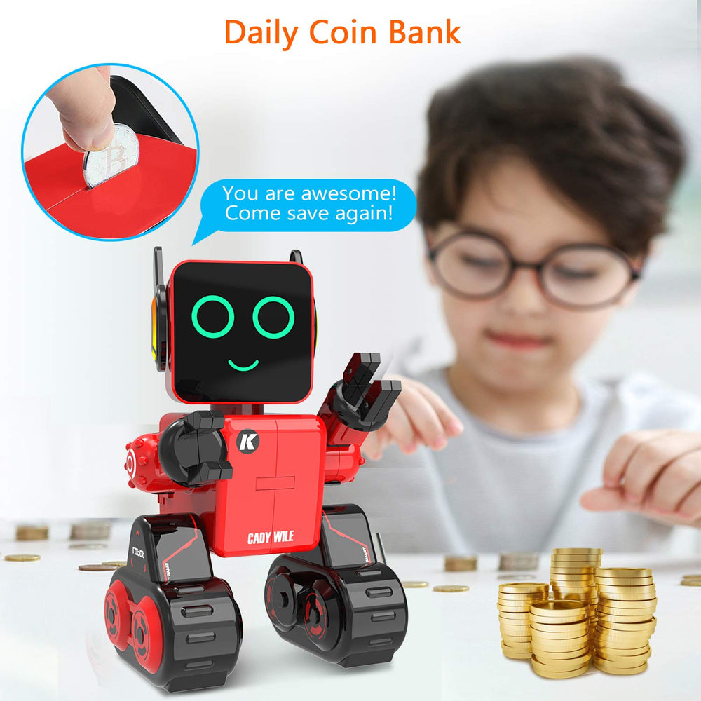 okk robot toy remote control interaction promotes collaborative games and easy setup.