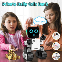 okk robot toy removable tray enables transfer and organization during play